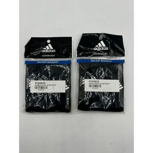 Adidas Argon Interval 3/4inch Black Biceps Bands NEW READ